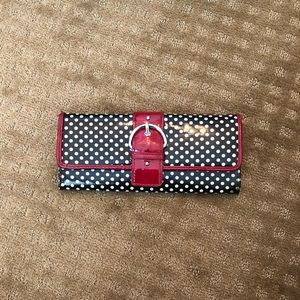 Black & White polka dot wallet